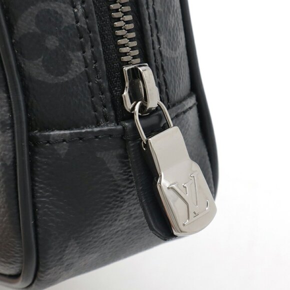 LOUIS VUITTON Black Monogram Pouch - Picture 6 of 8